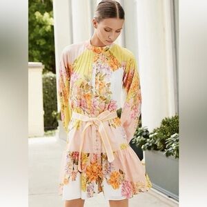ANTONIO MELANI Yellow Floral Dress